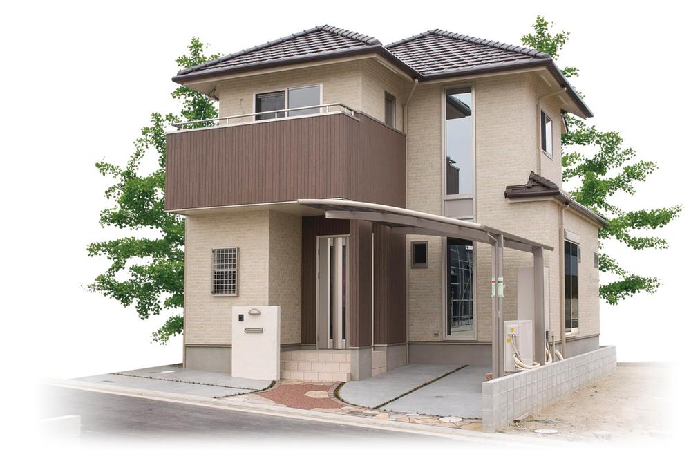 Local appearance photo. Appearance of calm color gives us a warm impression. Light is plenty in the room from a lot of the opening. Trying to start a friendly eco life in nature is also to households