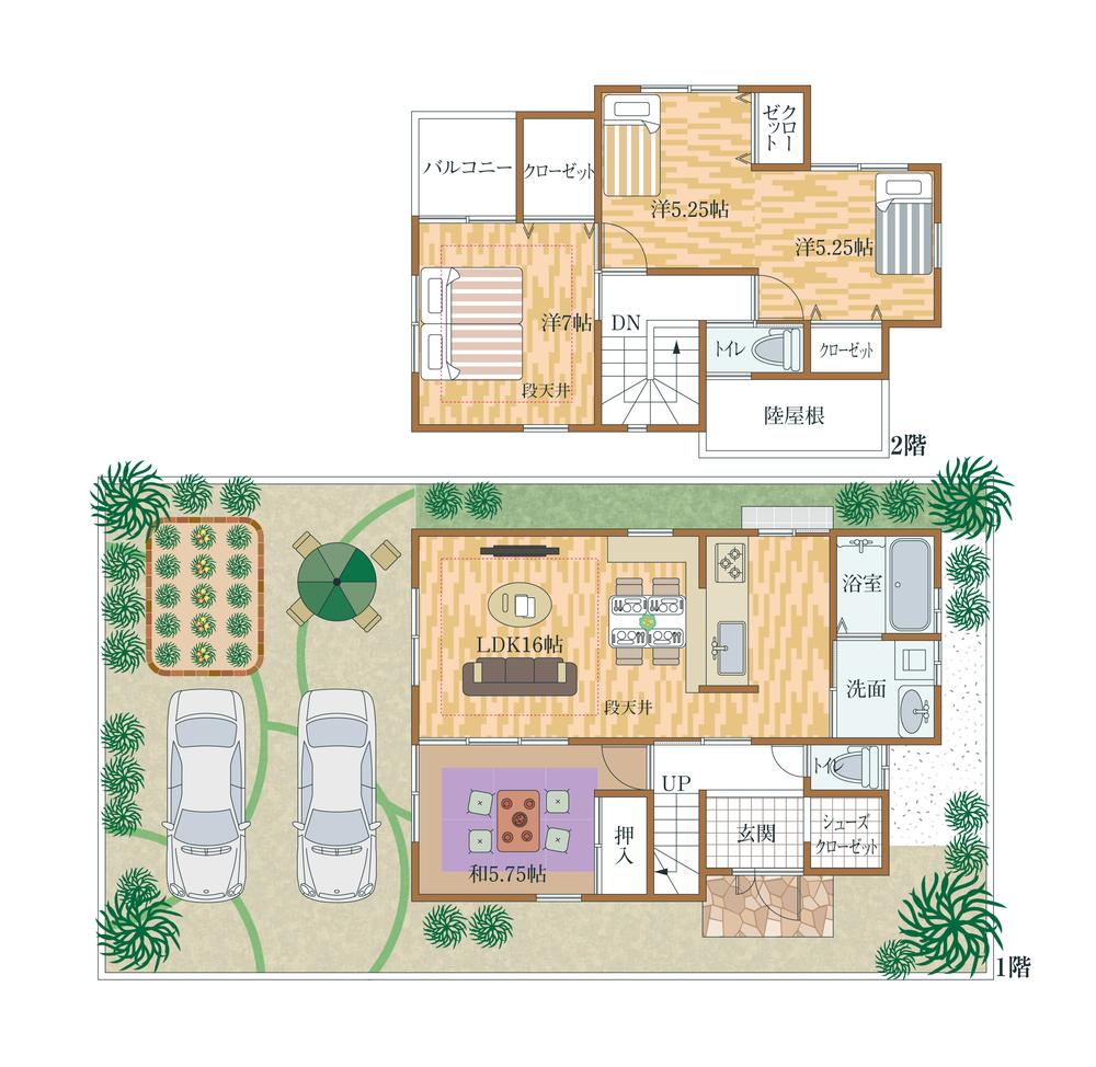 Floor plan. (No. 4 locations), Price 33,800,000 yen, 4LDK, Land area 127 sq m , Building area 94.22 sq m