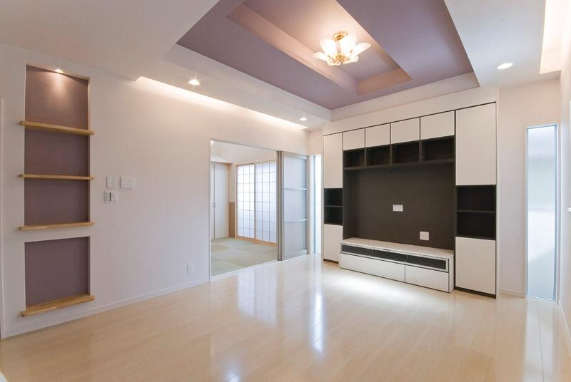 Living. Modern living, The wall embedded storage is, Tailored to a variety of life plan You can propose. (Our example of construction)