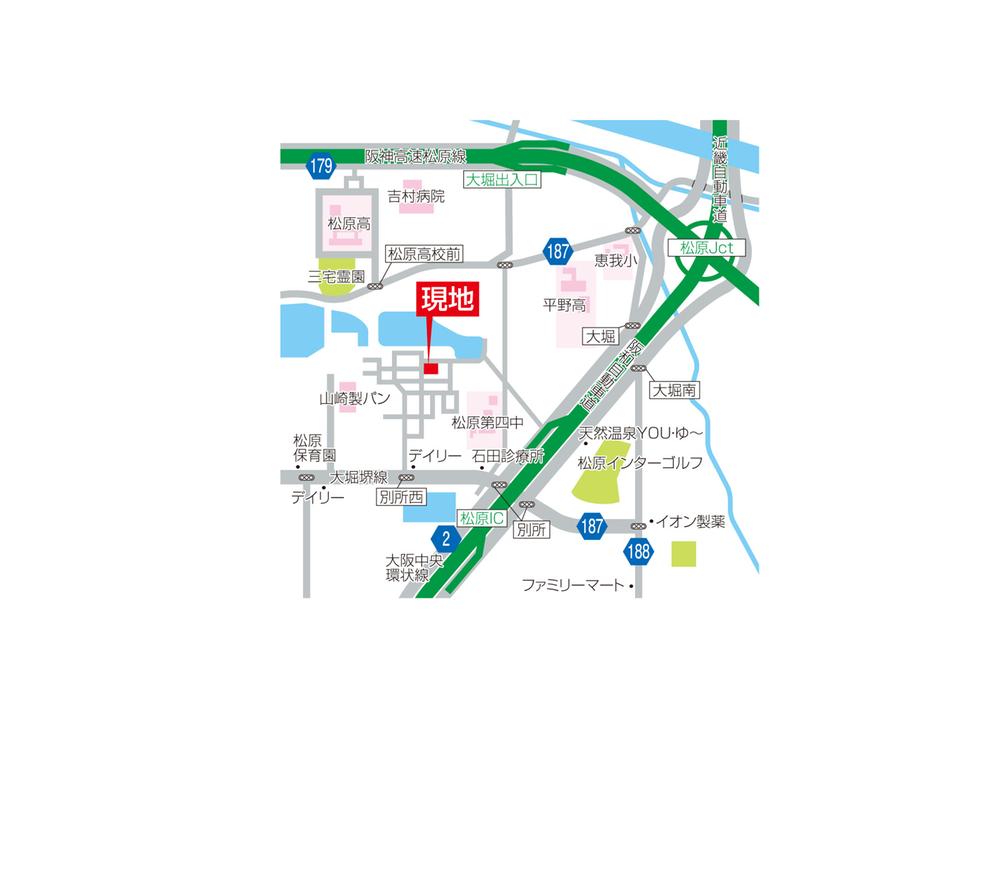 Local guide map. It was a new subdivision start.