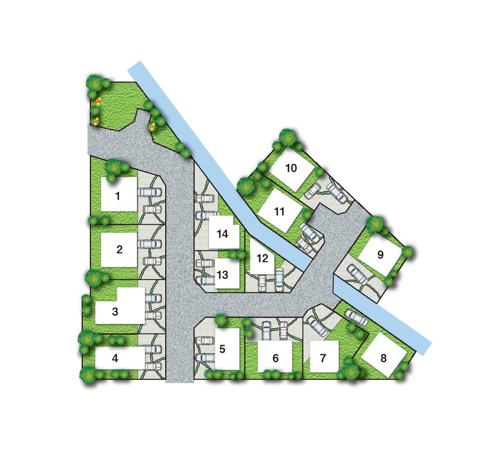 The entire compartment Figure. Town new subdivision start of all 14 compartments