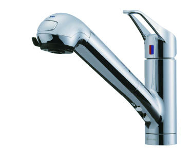 Other Equipment. Water purifier integrated shower faucet is also useful, such as sink washed with a pull-out. Water purifier has been built.