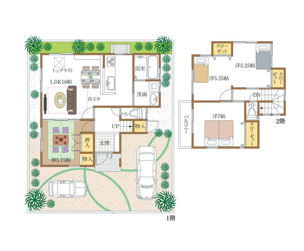 Floor plan. (No. 1 point), Price 31,800,000 yen, 4LDK, Land area 100 sq m , Building area 94.22 sq m