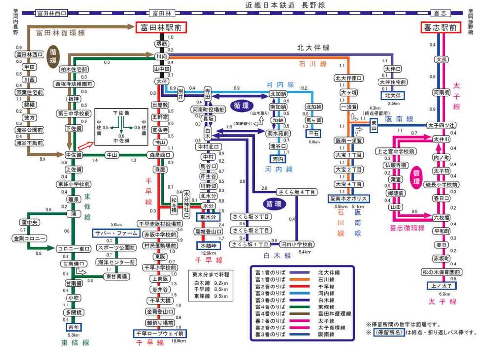 Other. Bus route map