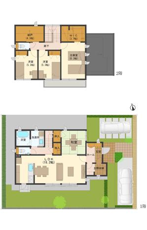102-4 No. land floor plan