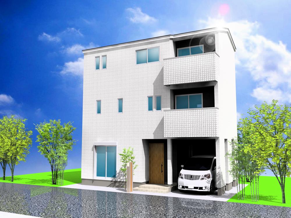 Building plan example (Perth ・ appearance). Building plan example (image Perth)