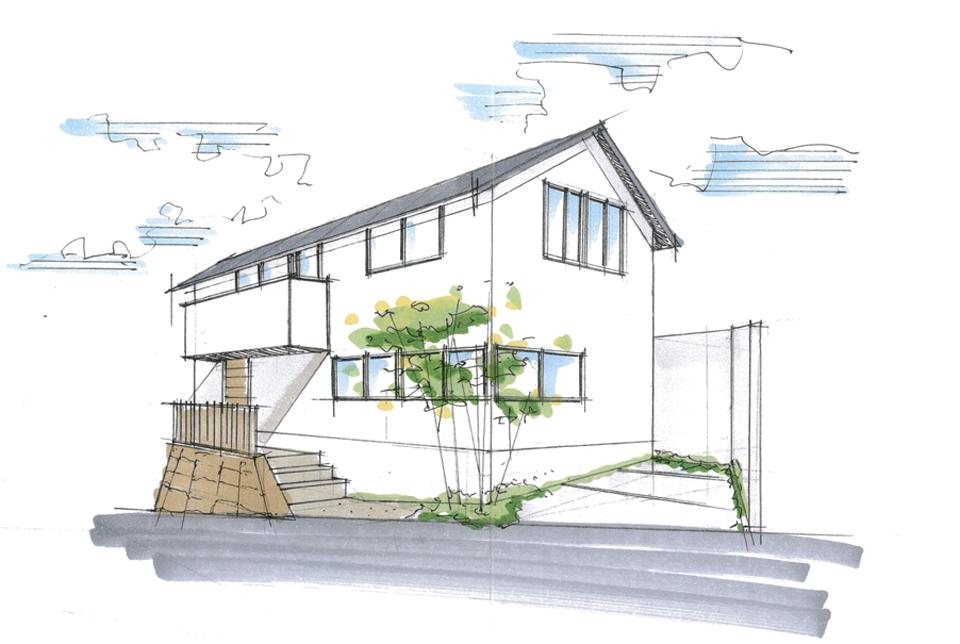 Building plan example (Perth ・ appearance). Building plan example (B No. land) Building Price  16.8 million yen, Building area 100 sq m