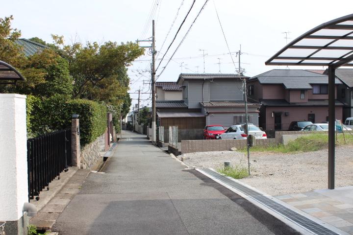 Local photos, including front road. Front road width east 4.2m