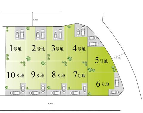 The entire compartment Figure. Compartment view (No. 8 land and No. 9 locations during the model house construction)