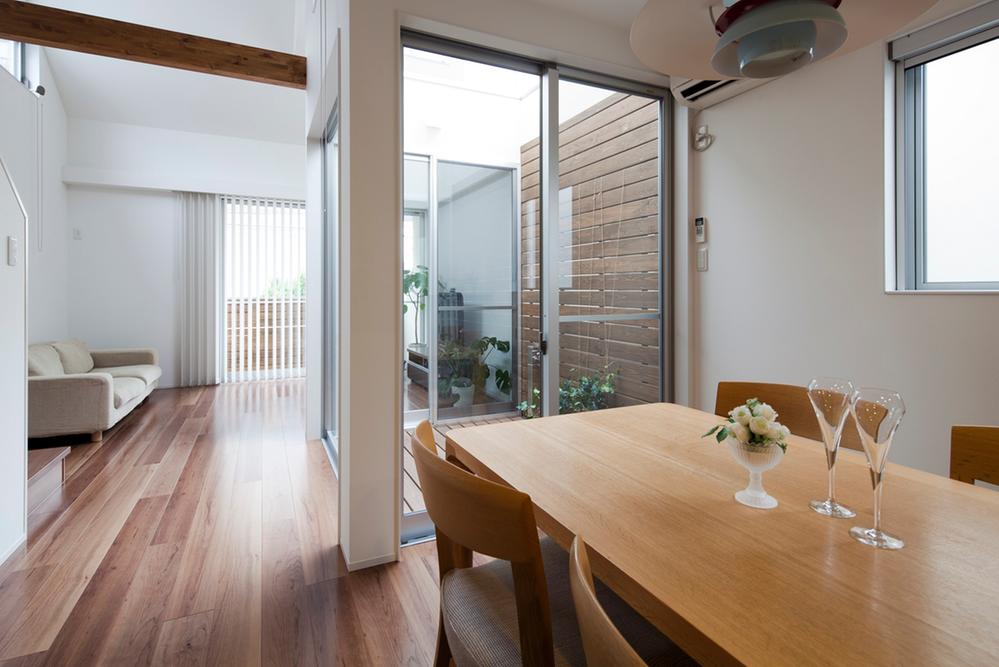 Building plan example (introspection photo). To design LDK is to enter because a gathering place of the family of light