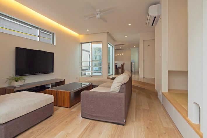 Building plan example (introspection photo). Living in the comfortable and welcoming space