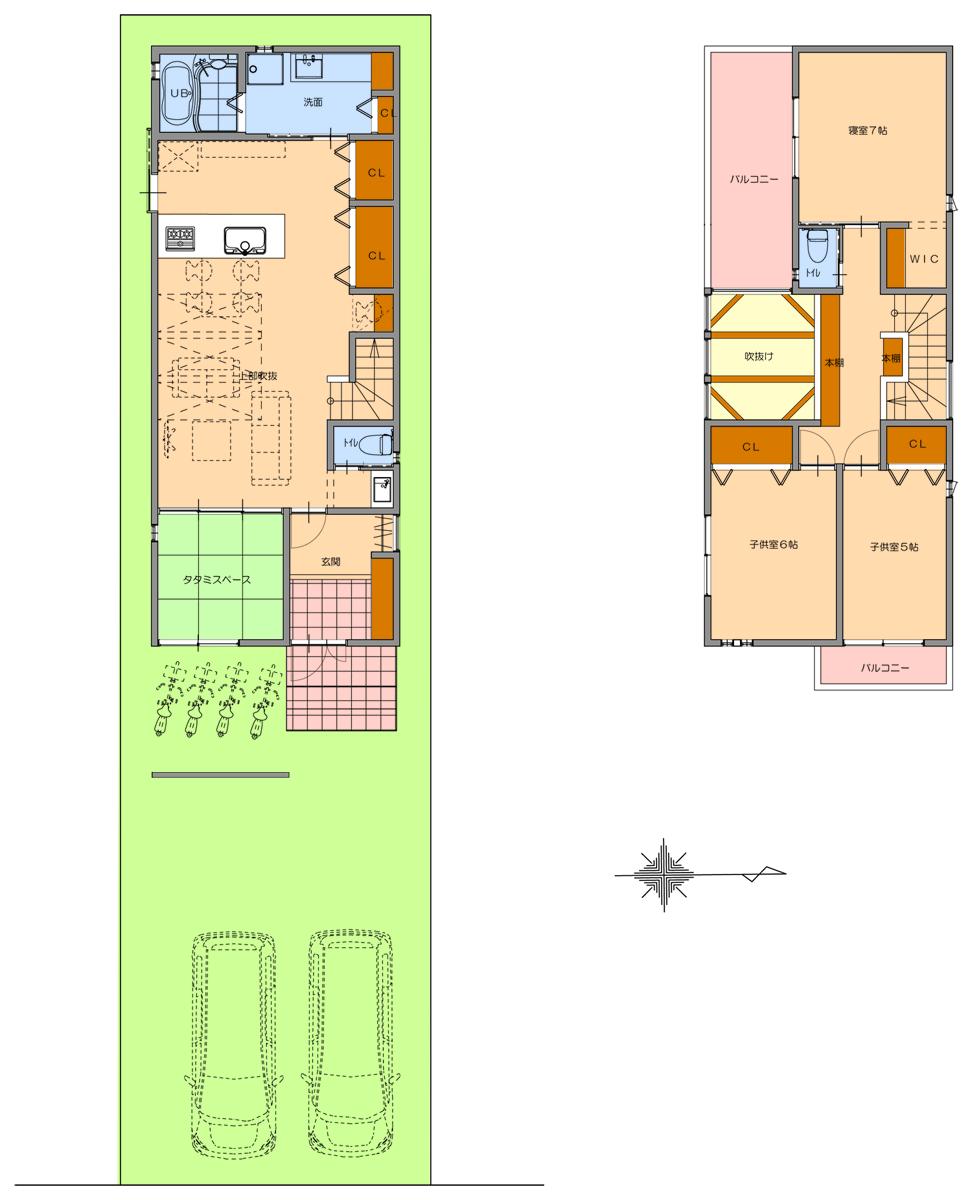 Building plan example (floor plan)