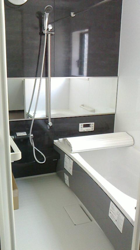 Bathroom. Bathroom with heating dryer