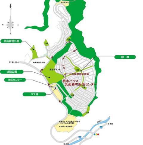 The entire compartment Figure. The entire compartment view (Mino forest-cho, first I area)
