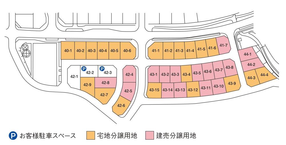 The entire compartment Figure. Ready-built: 17 compartment ・ With building conditions Lots: 24 compartments
