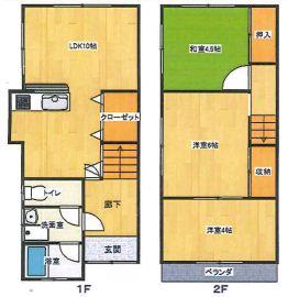 Floor plan. 11 million yen, 3LDK, Land area 57.63 sq m , Building area 58.91 sq m