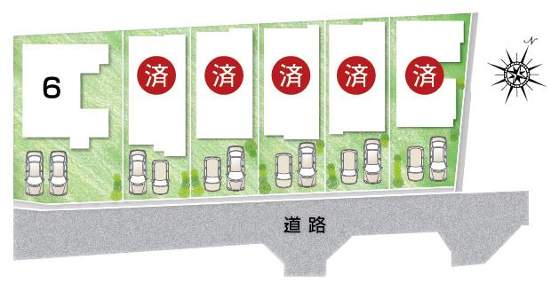 Compartment figure. Land price 29,800,000 yen, Land area 163.02 sq m