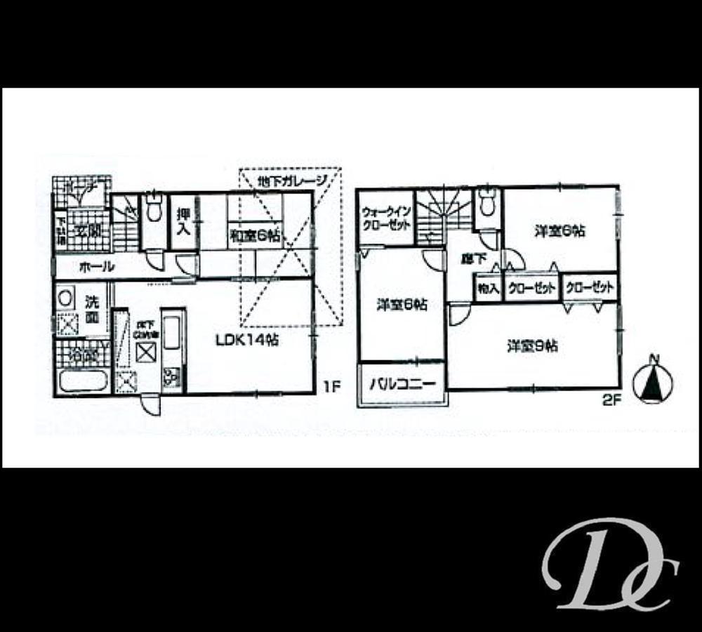 Floor plan. 31.5 million yen, 4LDK, Land area 100.85 sq m , Building area 98.82 sq m