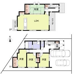 Floor plan. 30,900,000 yen, 4LDK, Land area 97.47 sq m , Building area 89.7 sq m