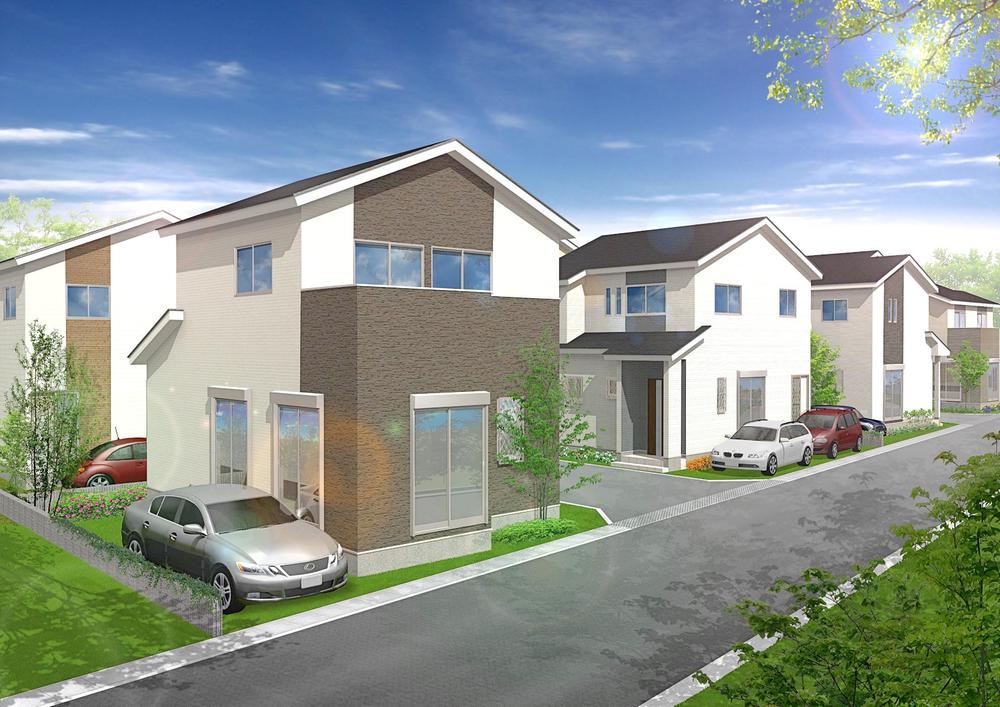 Building plan example (Perth ・ appearance). Example of construction (appearance Perth)