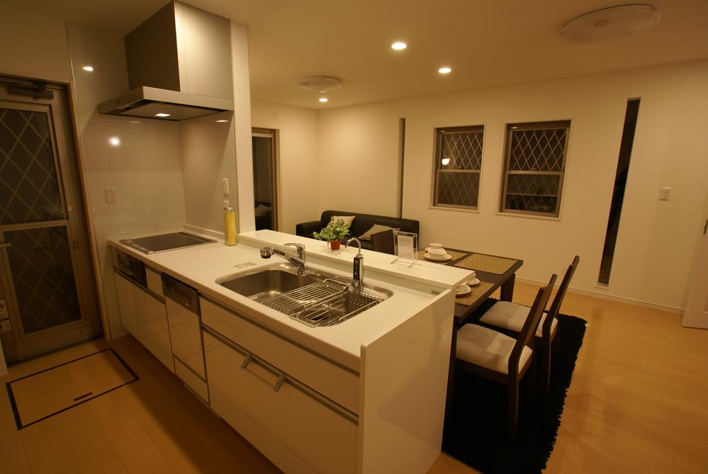 Model house photo. Our construction cases