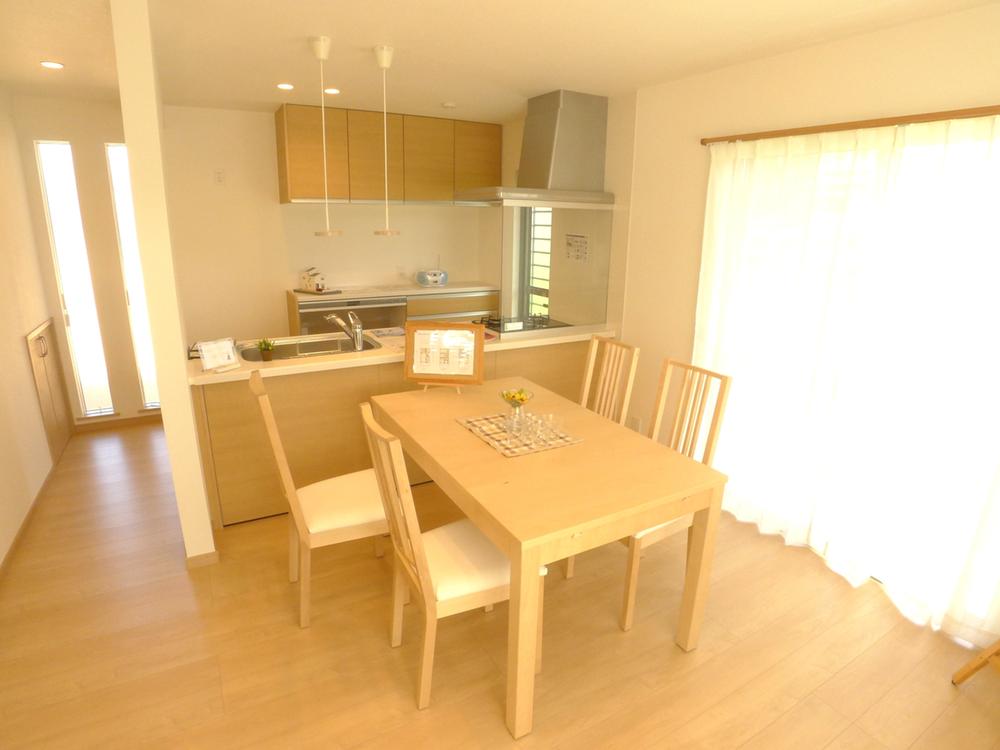 Model house photo. Local model house of dining