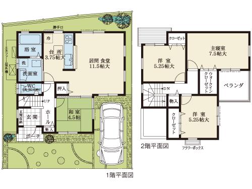 Compartment figure. Living environment moisture and convenience to harmony.