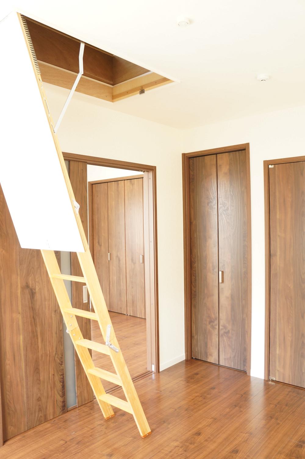 Model house photo. A garret with storage of success by the number of memories.