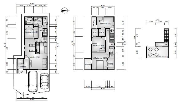 Building plan example (floor plan). Building plan example (A No. land) Building Price 17,540,000 yen, Building area 116.00 sq m