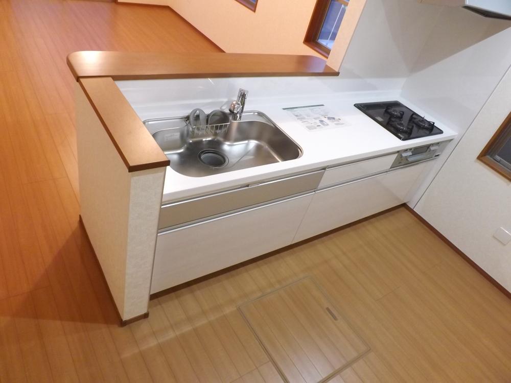 Kitchen. Local photo (kitchen) Slide storage! Water purifier with shower!