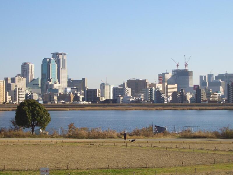 park. 250m until the Yodogawa river park