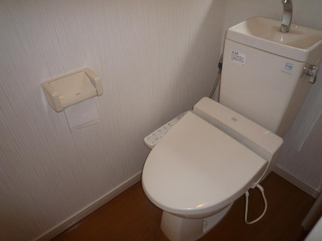 Toilet. Bidet with a toilet