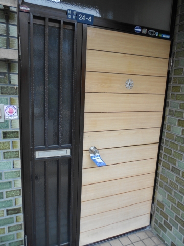 Entrance. Entrance door