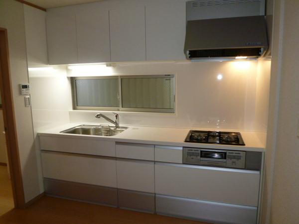 Kitchen. Easy-to-use wide type of kitchen