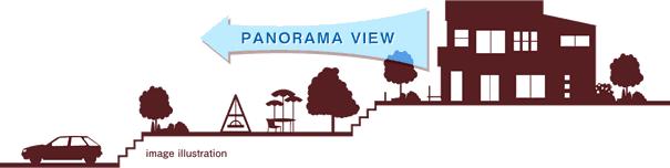 Other. View good there is nothing blocking the view because it is a south-facing terraced location. Garden space can also enjoy the room as a private garden.