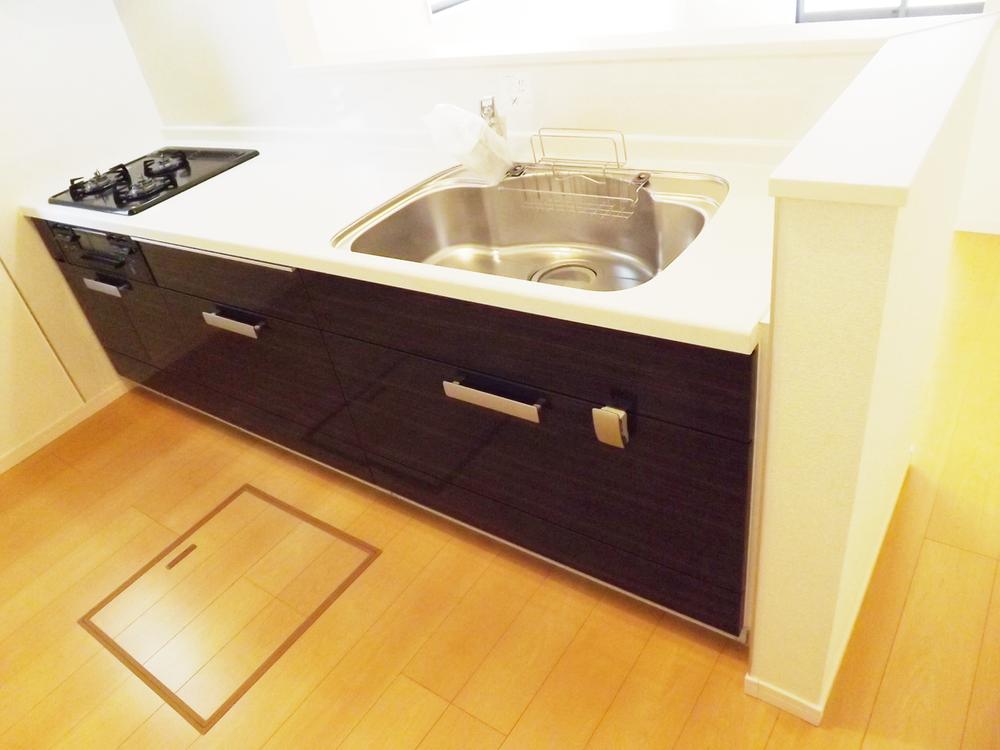 Kitchen. Local photo (kitchen) Slide storage! Water purifier with shower!