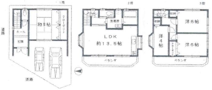 Floor plan. 15.8 million yen, 4LDK, Land area 66.99 sq m , Building area 100.35 sq m