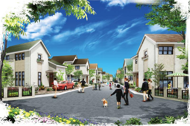 Road width passing through the center of the city is realizing the ideal breadth and 6.7m. You can also clear the maneuverability of the car, It is safe to weak wife of parking.