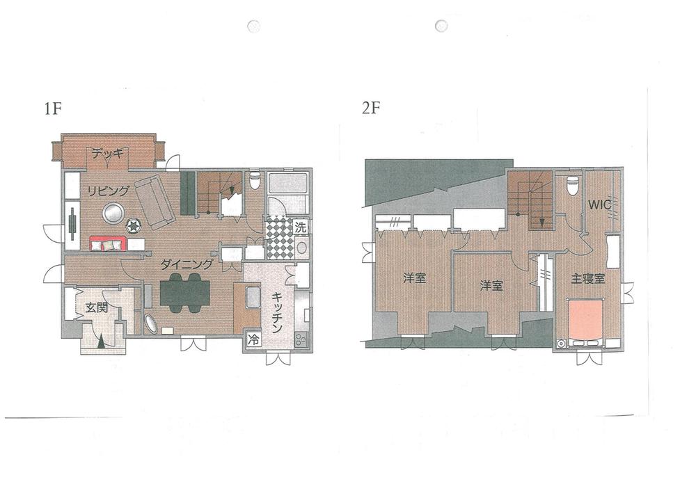 Compartment figure. Land price 13 million yen, Land area 111.2 sq m