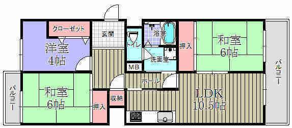Floor plan. 3LDK, Price 7.8 million yen, Occupied area 70.38 sq m , Smile will overflow of balcony area 12.35 sq m family