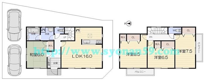 Floor plan. 29,800,000 yen, 4LDK, Land area 120 sq m , Building area 103.68 sq m floor plan