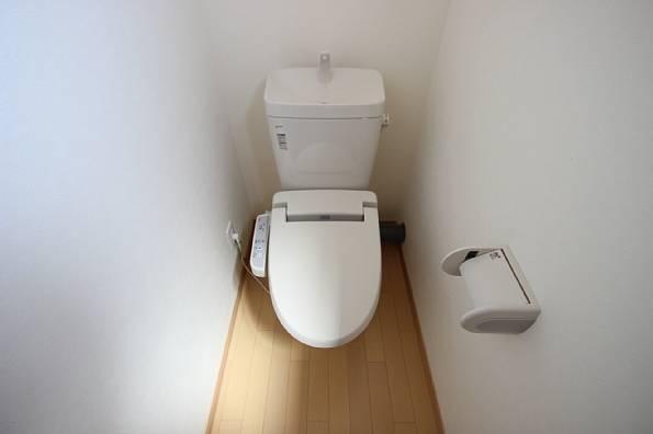 Toilet. Bidet function with hot toilet seat.