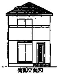 Rendering (appearance). (1 Building) south elevation view