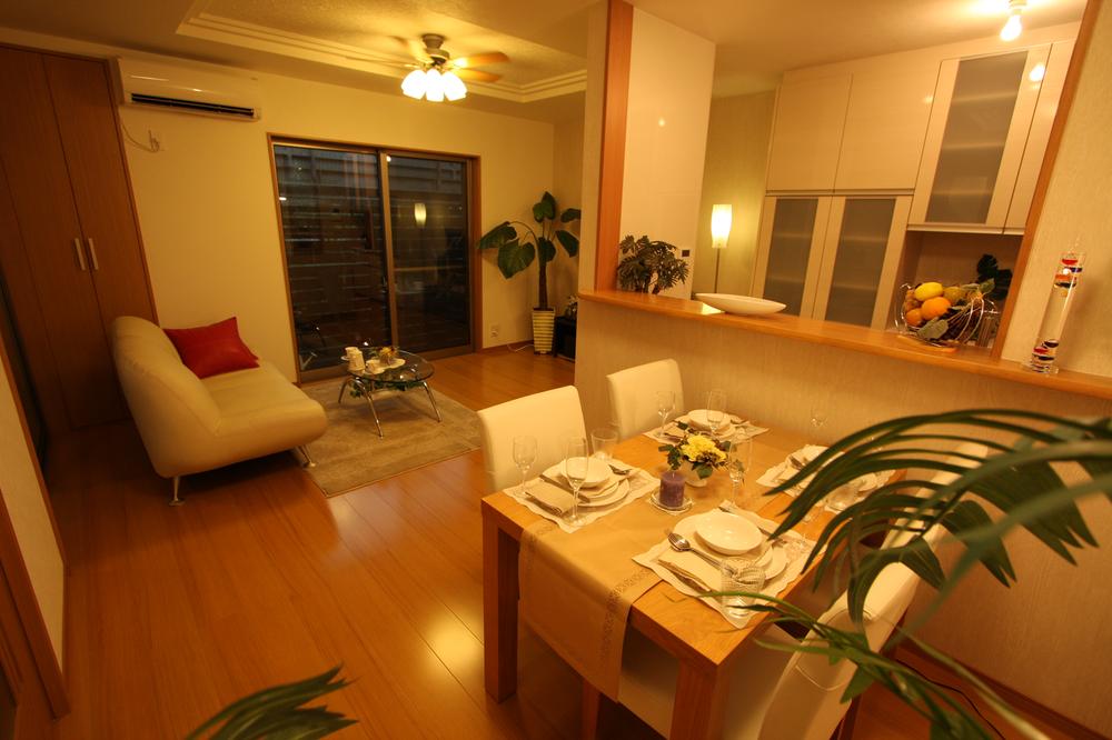 Model house photo. Our construction cases