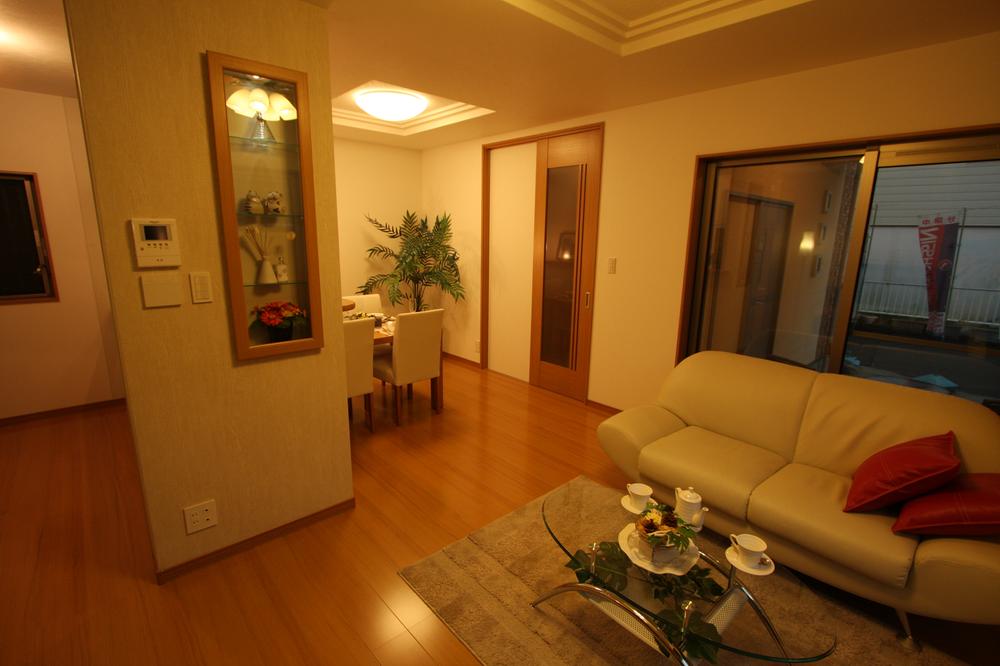 Model house photo. Our construction cases