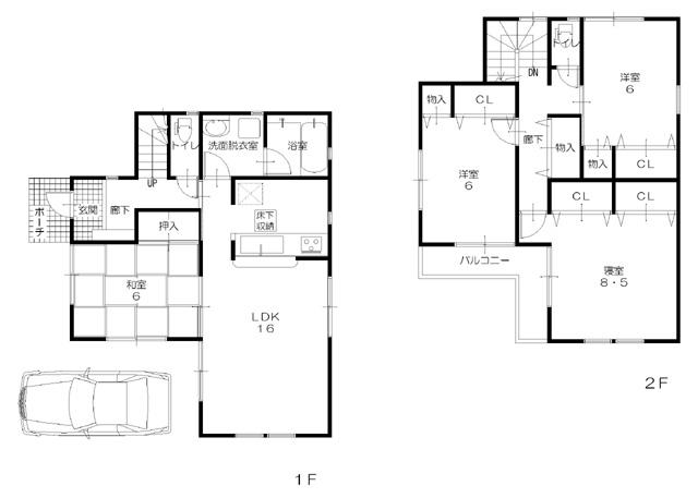 Floor plan. 30,800,000 yen, 4LDK, Land area 120.01 sq m , Building area 103.68 sq m