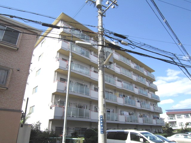 Building appearance. RC structure apartment.