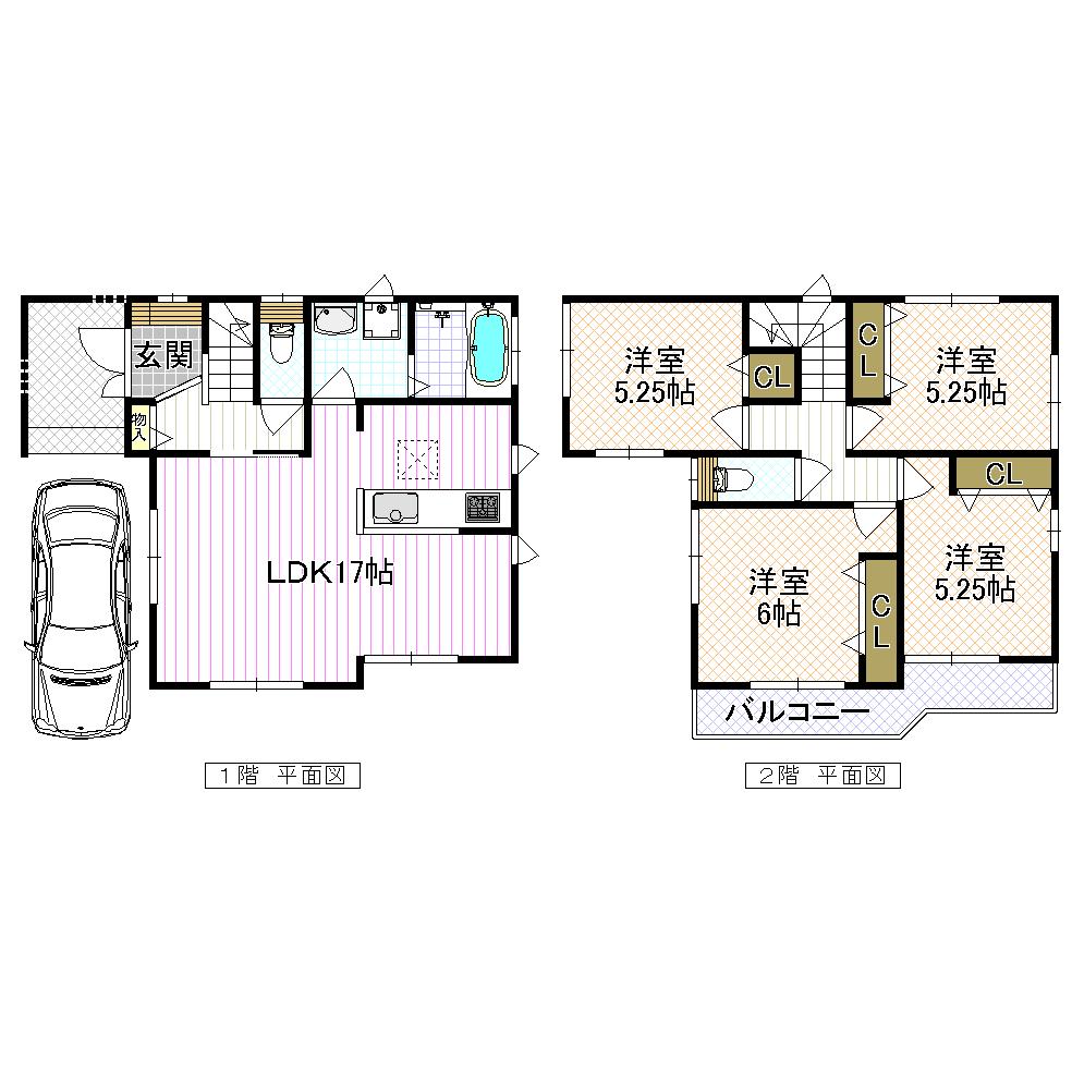 Floor plan. (G No. land), Price 22,800,000 yen, 4LDK, Land area 89.91 sq m , Building area 91.91 sq m