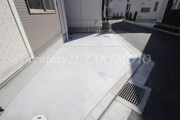 Parking lot. You can park is spacious car!