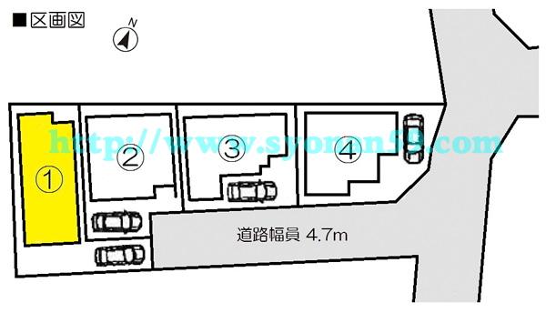 Compartment figure. 19,800,000 yen, 4LDK, Land area 100.99 sq m , Building area 97.71 sq m compartment view